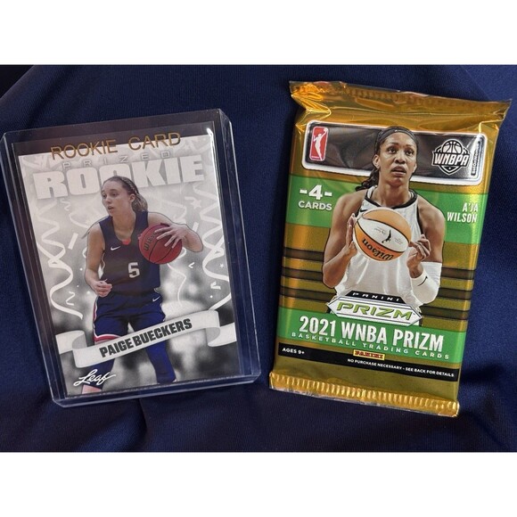 Paige Bueckers Rookie Card & 2021 WNBA Prizm Pack Sophie Cunningham RC Year - Picture 1 of 3